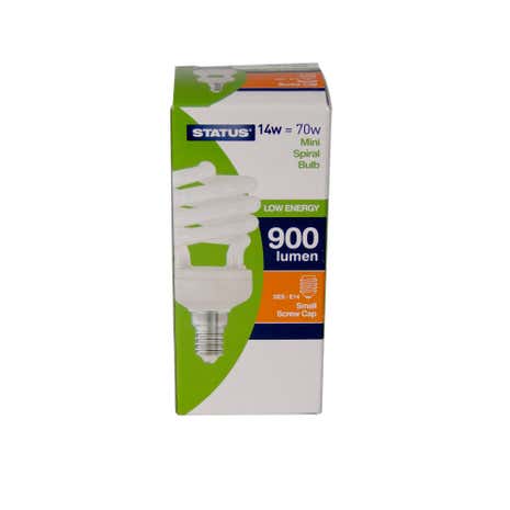 Status Halogen Energy Saver SES 14 Watt Spiral Bulb