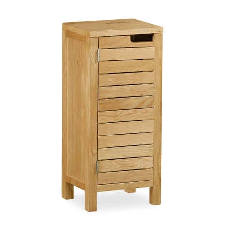 Milan Oak Slatted Storage Unit