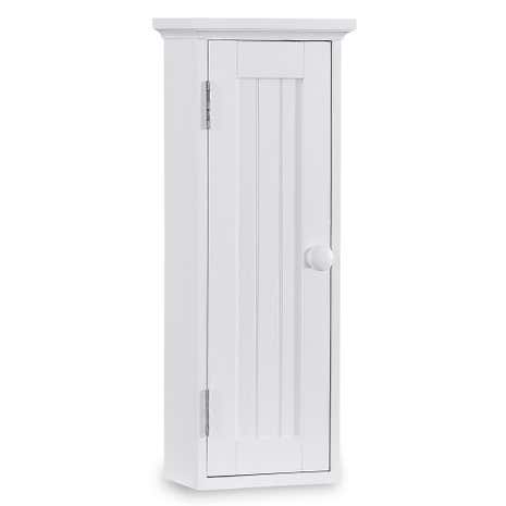 Monaco White Acacia Wood Square Wall Unit