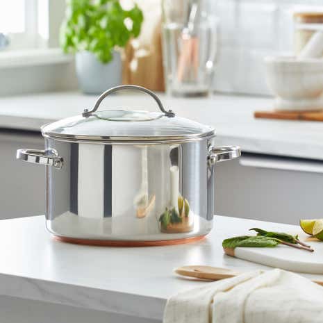 Infinity 6.2 Litre Copper Base Stock Pot
