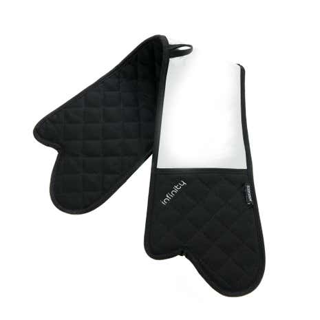 Cookshop Infinity Black Double Oven Glove