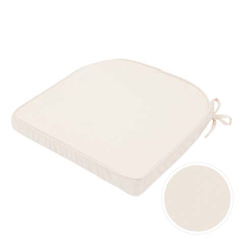 Cream Drill Foam Seat Pad