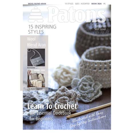 Patons Wool Blend Crochet Guide Book