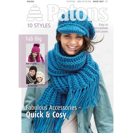 Patons Fab Big Accessories Knitting Book
