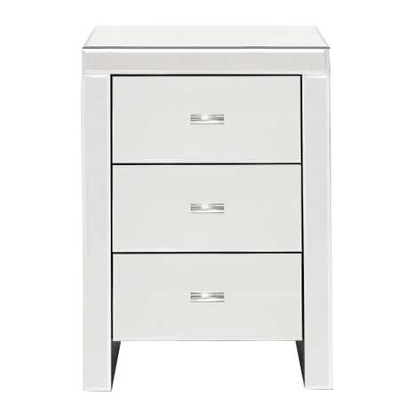 Venetian Mirrored 3 Drawer Chest