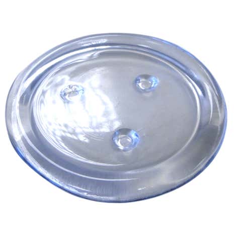 Glass Candle Plate