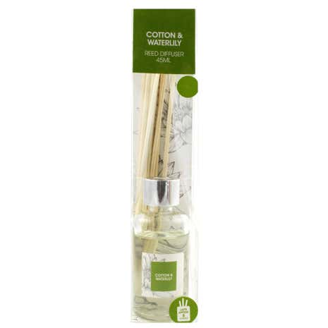Home Fragrance Cotton and Water Lily 45ml Reed Diffuser