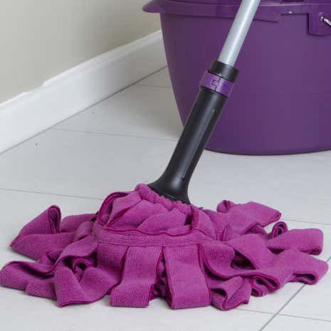 Click 'n' Clean Traditional Microfibre Mop Head