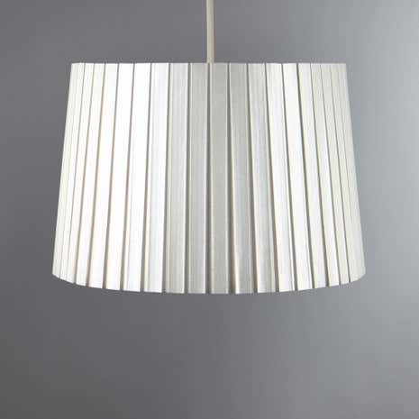 Knife Edge Pleat Pendant Shade