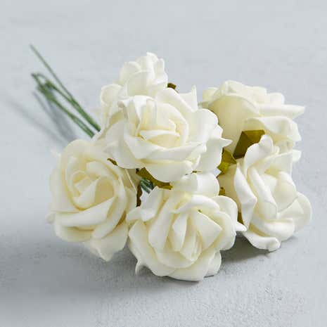 Artificial Foam Rose Bundle