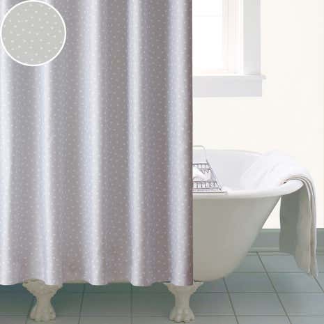 Polka Heart Shower Curtain