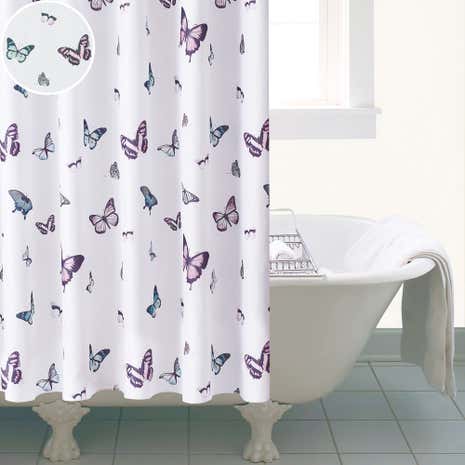 Butterfly Shower Curtain