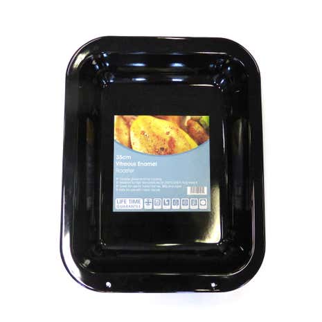 Vitreous Enamel Deep Roaster