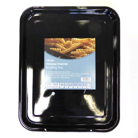 Vitreous Enamel Roasting Tray