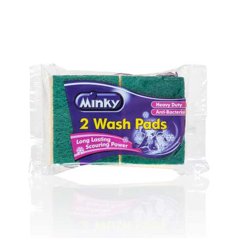 Minky Pack of 2 Heavy Duty Wash Pads