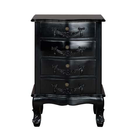 Toulouse Black 4 Drawer Chest