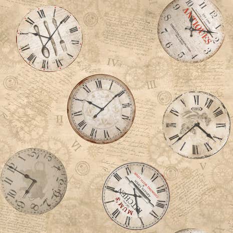 Clocks PVC Table Protector