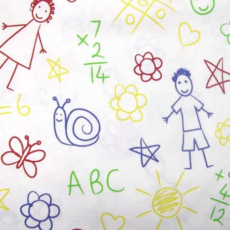 Scribble PVC Fabric