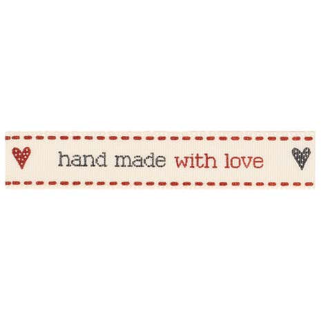 Hand Made with Love Ribbon