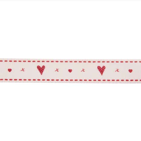 Hearts and Kisses Ribbon