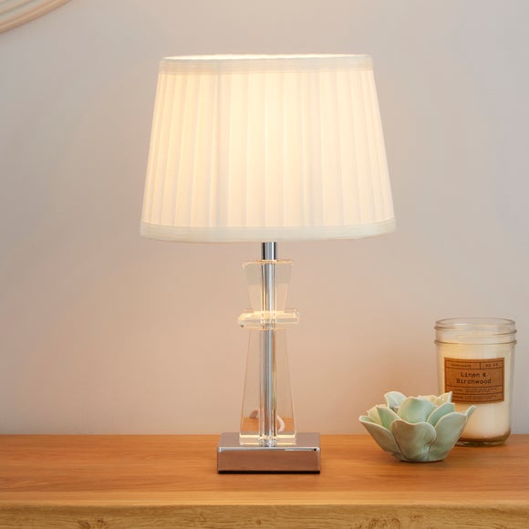 Pyramid Crystal Table Lamp