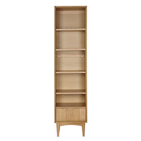 Skandi Oak Narrow Bookcase