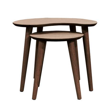 Skandi Walnut Nest of Tables