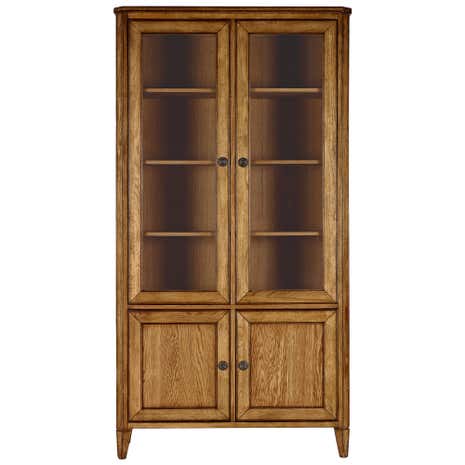 Madeline Oak Display Cabinet