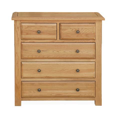 Gainsborough Oak 5 Drawer Chest