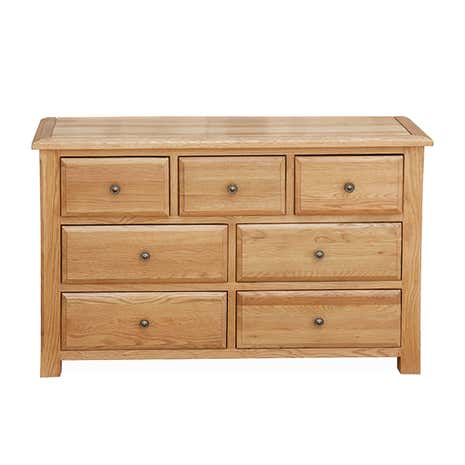 Gainsborough Oak 7 Drawer Chest