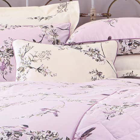 Beautiful Birds Heather Boudoir Cushion