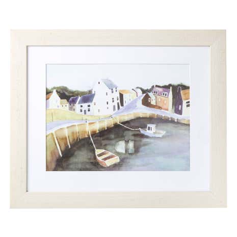 Quirky Harbour Framed Print