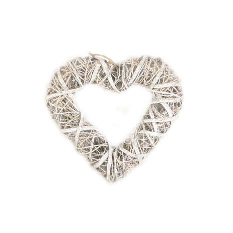 Chalk Rustic Hanging Heart