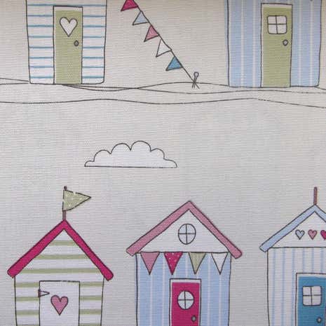Pink Beach Huts PVC