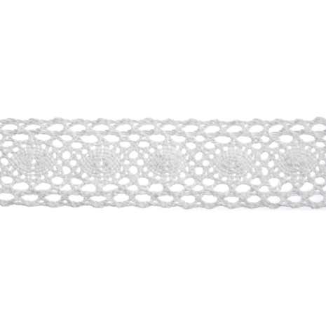 Bowtique White Wide Lace Ribbon