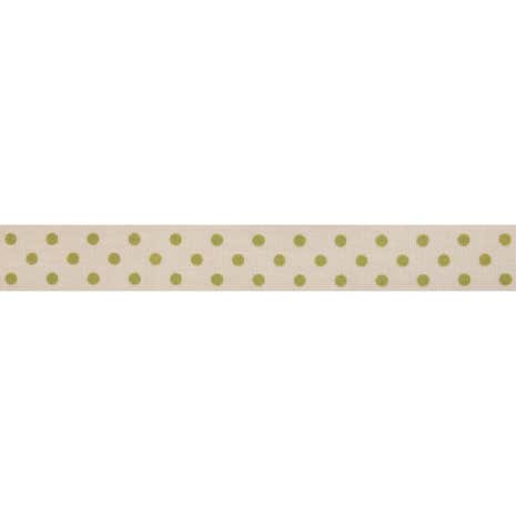 Bowtique Green Dotty Ribbon