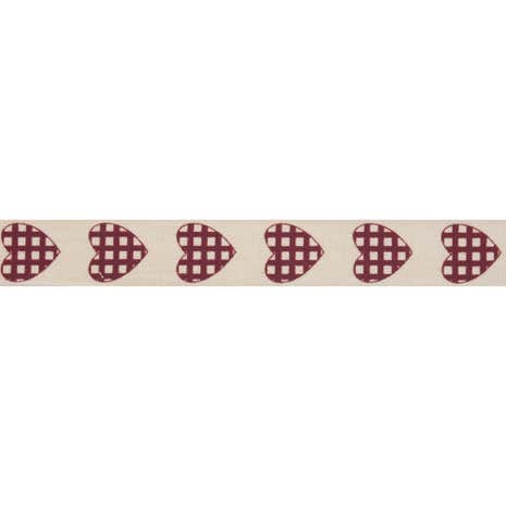 Bowtique Patchwork Heart Ribbon