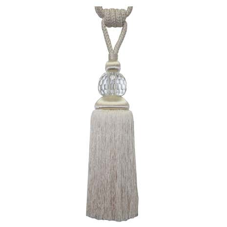 Glass Monroe Tieback Ivory