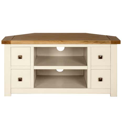 Henley Cream Corner TV Stand