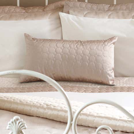 Circles Latte Boudoir Cushion