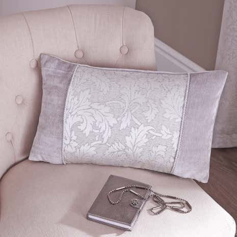 Canterbury Silver Cushion