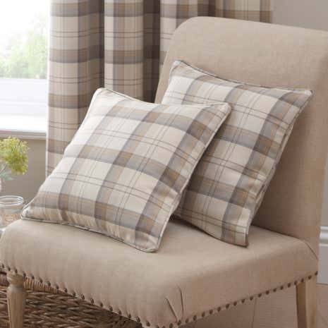 Balmoral Ochre Cushion