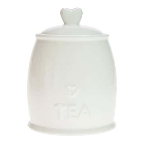 Country Heart Tea Storage Jar