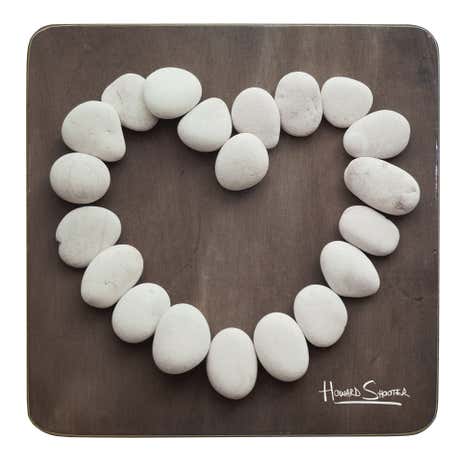Stone Heart Coaster 4 Pack