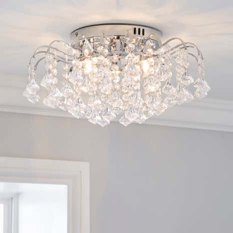 Isla Jewel Droplet SemiFlush Fitting
