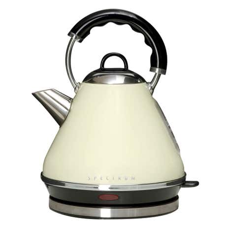 Spectrum 1.7L Cream Pyramid Kettle