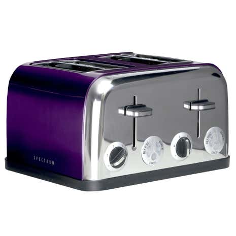 Spectrum Purple 4 Slice Toaster
