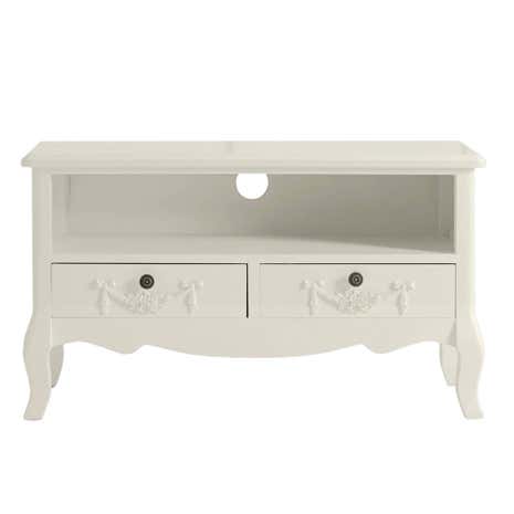 Toulouse White TV Stand