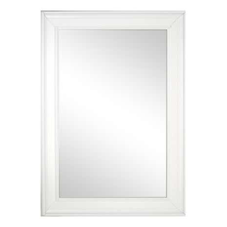 Bevelled Wood Mirror