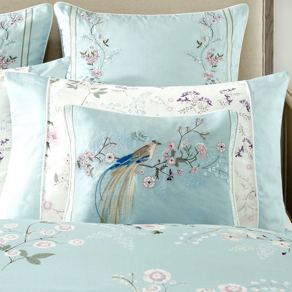 Dorma Maiya Duck Egg Bed Linen Collection | Dunelm